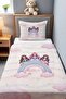 Colorful Rainbow Princesses Patterned Pique Set (160x230cm) - 2