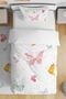 Butterfly Valley Patterned Single Baby Kids Bedding Set