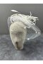 Polka Dot Feather Bridal Wedding and Marriage Hat - 2