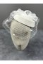 Polka Dot Bridal Wedding Hat Retro Bridal Wedding Hat - 2