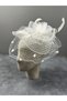 Stylish Bridal Wedding Hat Feathered Bridal Cap for Wedding