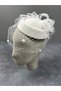 Polka Dot Bridal Wedding Hat Retro Bridal Wedding Hat - 5