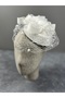 Simple and Stylish Bridal Wedding Hat with Pearl and Feather Detailing, Custom Design - 4