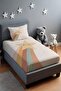 Shooting Star Patterned Bedspread and Pillowcase - 2