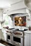 Glass Stovetop Backsplash Protector Cute Chef Dog Home Gift - 4