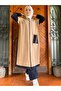 , daily stylish navy blue hijab tracksuit with zipper and special design pockets - 5