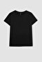 Regular Fit Crew Neck Basic Short Sleeve T-Shirt W7299Azns - 7