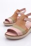 Colorful Women's Sandals - Powder Garni, Genuine Leather 4673243 - 4