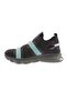 Women's Thick Sole Silver Stone Sneakers Shoes Black Green 4213137 - 3