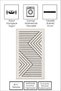 Washable Non-Slip Base Stain Resistant Living Room Carpet - Kitchen and Runner - 2