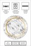 Digital Printing Washable Non-Slip Base Gold Round Living Room Carpet Kitchen Carpet Runner - 3