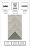 Machine Washable Non-Slip Base Stain Resistant Modern Living Room Carpet Kitchen Carpet and Runner Rug - 3