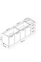 235 Cm Mutfak Dolabı Beyaz 235-b1 - 7
