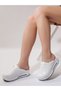 Anatomical Orthopedic Air Sole Wedge Heeled Hospital Slippers White