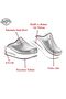 Women's White Sole Orthopedic Sabo Slippers - 2