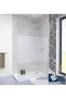 Shower Cabin Glass Covering Foil 45cmx5m Frosted Glass Film Self Adhesive - 2
