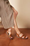 Women's Genuine Leather Sandals 1411010z421 Tan