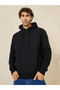 Relaxed Fit Fleece Hoodie with Kangaroo Pocket - 3