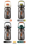 New Collection TKK 1500ml - Tritan Water Bottle with/without Straw, Neck Hanger and Handle - 8