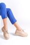 Women's Thick Sole Daily Moccasin Lace-up Loafer Shoes - 3