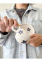 24K Gold Gilded Handmade Laci Sea Star Ceramic Double Cup 1 Cup 1 Saucer.