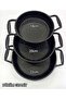3-Piece Granite Casting Pan Set