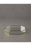 Gold Colored Luxury Glass Decorative Tray