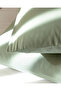 Plain cotton pillowcase set of 2 - seafoam green - 3