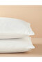 Plain Cotton 2-Piece Pillowcase White - 3