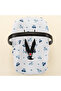 Muslin Stroller Sheet or Cover - Blue Cars - 5