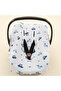 Muslin Stroller Sheet or Cover - Blue Cars