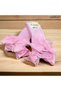 Girls' Below-Knee Cotton Socks with Mesh Ribbon Detail, Set of 3, White-Ecru-Pink - 6