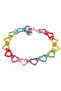 ! Rainbow Heart Link Bileklik - 2