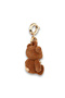 Gold Fuzzy Bear Charm - 3
