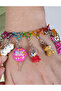 ! Rainbow Heart Link Bileklik