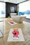 Digital Printed Washable Non-Slip Teddy Bear Patterned Double Bathroom Rug Mat Toilet Set - 7