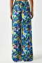 Women Regular Fit Floral Print Wide Leg Pants, Multicolor - 7