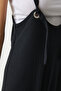 Women's Black Strap Wide Leg Summer Knitted Jumpsuit Zh00035 - 5