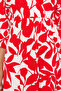 Red Paisley Pattern A-Line Double Breasted Neck Midi Woven Dress Dwoss24El00913 - 5