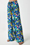 Women Regular Fit Floral Print Wide Leg Pants, Multicolor - 5