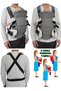 Mother Baby Care Bag Double-Way Baby Carrying Kangaroo with Waist Support - 3
