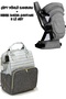 Ergonomic Baby Carrier Carrier Luxury Baby Carrier and Baby Care Bag Set of 2
