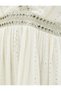 Sleeveless Mini Dress V Neck Jewelled Bow Detail - 6