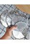 Set of 4 Epoxy Coasters with Silver Leaf - 2