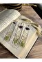 Gold Leaf Epoxy Bookmark with Real Dried Poppy Flowers (1 Piece) - 2
