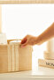 Jute, Inside-Cabinet Laundry Children's Room Toy Organizer Folding Storage Basket Organizer 24X17X14 - 2