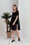 Long Black Sheer Tulle Seaside Pareo - 2