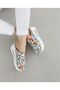Patterned Wedge Heeled Orthopedic Hospital Nurse Women's Slippers 913