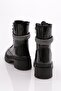 Black Patent Leather Women's Boots - Wrinkled 101663421027 - 3