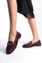 Women's Special Design Metal Buckle Detailed Patent Leather Loafer Shoes - 6